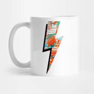 Collage lightning bolt Mug